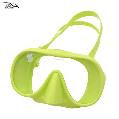 Professional Diving Mask for Scuba & Free Diving – Anti-Fog Snorkeling Goggles for Underwater Fishing Adults