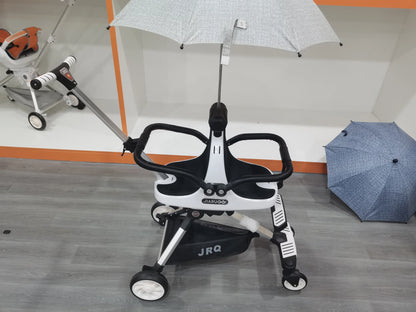 Lightweight Double Stroller with Canopy — Twin Umbrella Stroller for Infants & Toddlers, Compact Foldable Aluminum Frame