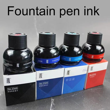 YingXiong Black 70ml Fountain Pen Ink – High-Quality Calligraphy & Writing Stationery Refill