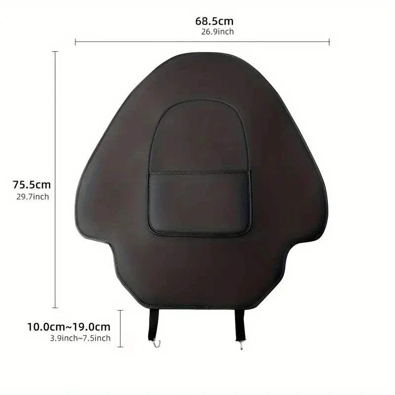 Car Seat Back Protective Mat – Anti-Kick Leather Scratch Protector for Tesla Model 3/Y Full Seat Accessories