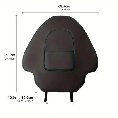 Car Seat Back Protective Mat – Anti-Kick Leather Scratch Protector for Tesla Model 3/Y Full Seat Accessories