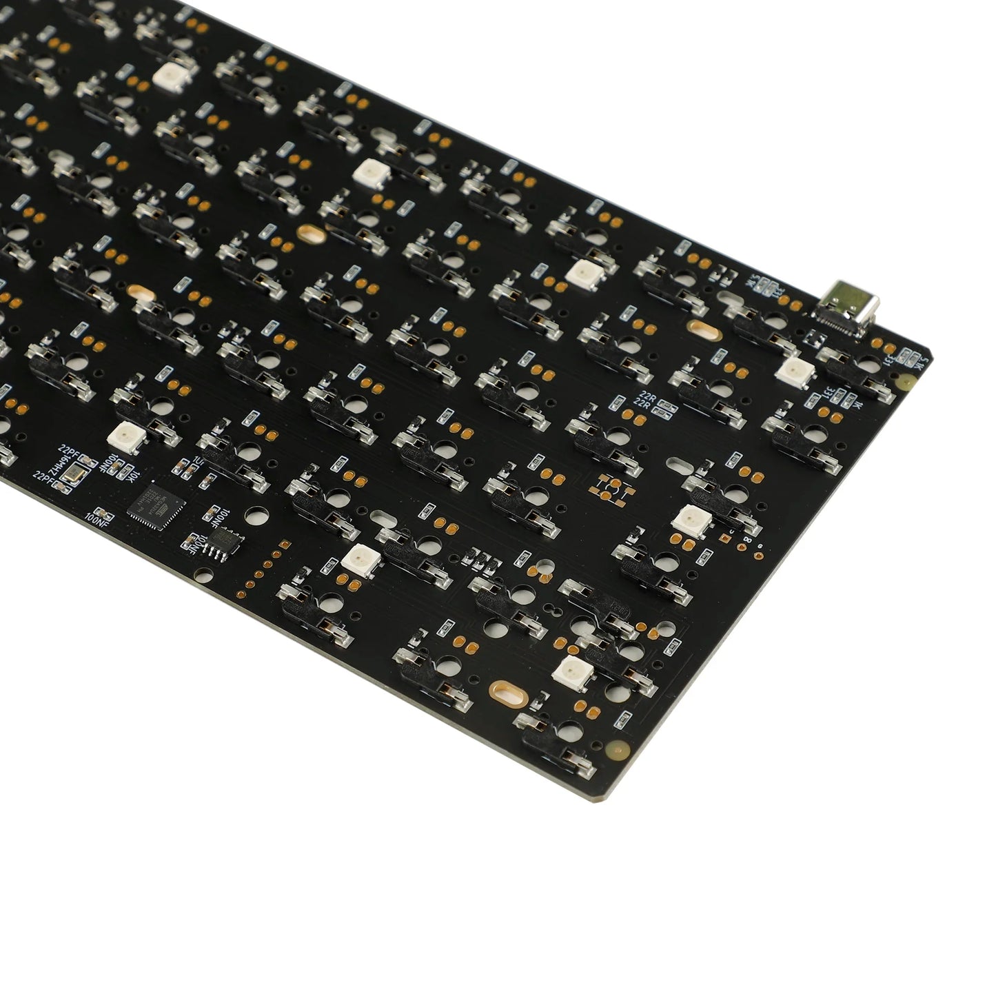 75% 84-Key QMK VIA ANSI ISO Hotswap PCB – Kailh Hot Socket Fully Programmable for YMD75 V2 & KDB75 Mechanical Keyboards