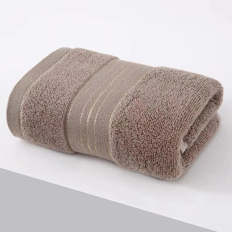 Thickened Pure Cotton Quick-Dry Absorbent Face Towel – Soft Hand Towel for Gym, Hotel & Home Bathroom