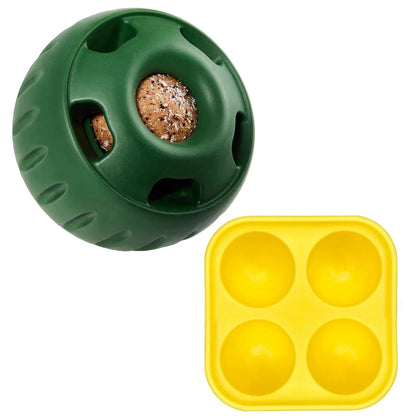 Silicone Interactive Dog Chew Toy & Treat Mold – Boredom Relief Pet Toy for Healthy Training and Enrichment