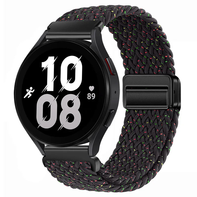 22mm Braided Nylon Watch Band – Loop Sport Strap for OnePlus Watch 3/2, OPPO Watch X/X2/4 Pro & 46mm Smartwatch Bracelet