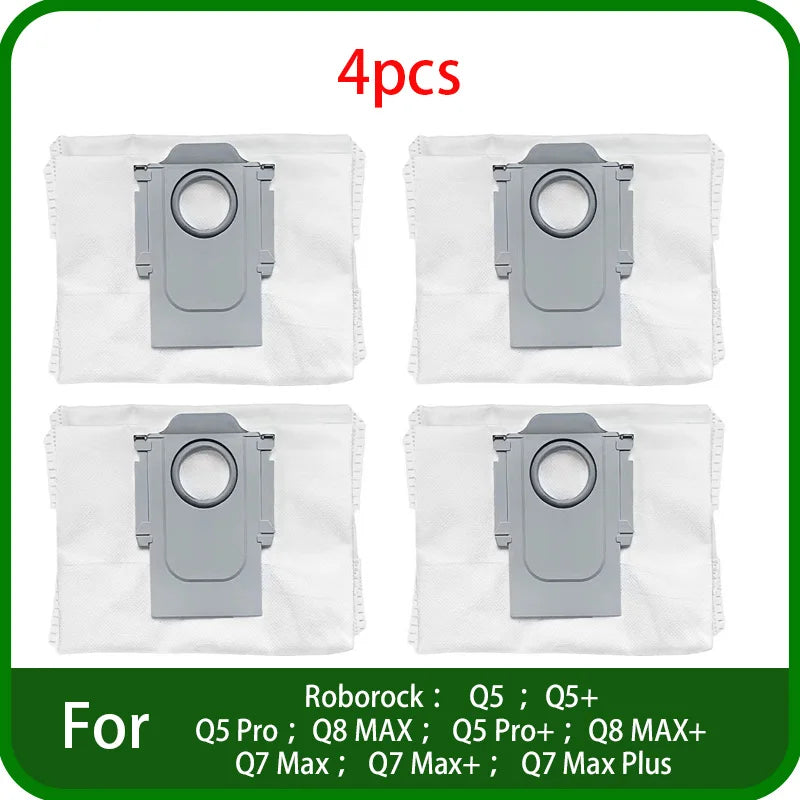 Roborock Q5 Pro, Q8 Max, Q7 Max Replacement Parts – Dust Garbage Bag & Spare Accessories