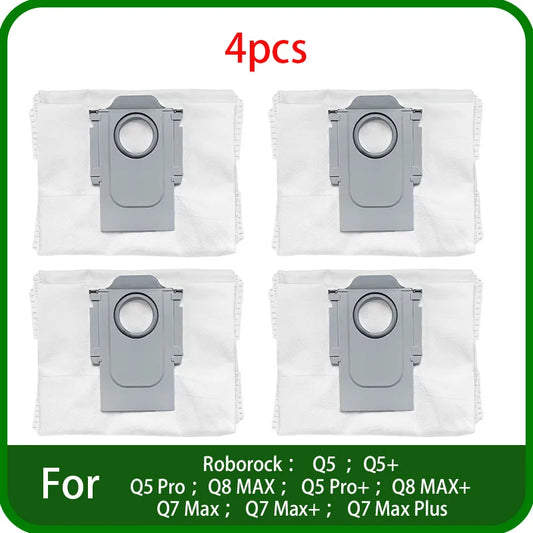 Roborock Q5 Pro, Q8 Max, Q7 Max Replacement Parts – Dust Garbage Bag & Spare Accessories