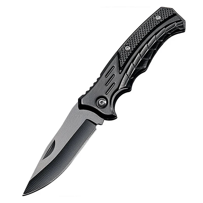 Stainless Steel Folding Fillet Knife with PP Handle – Portable Fishing & Camping Meat Cutter   2/2