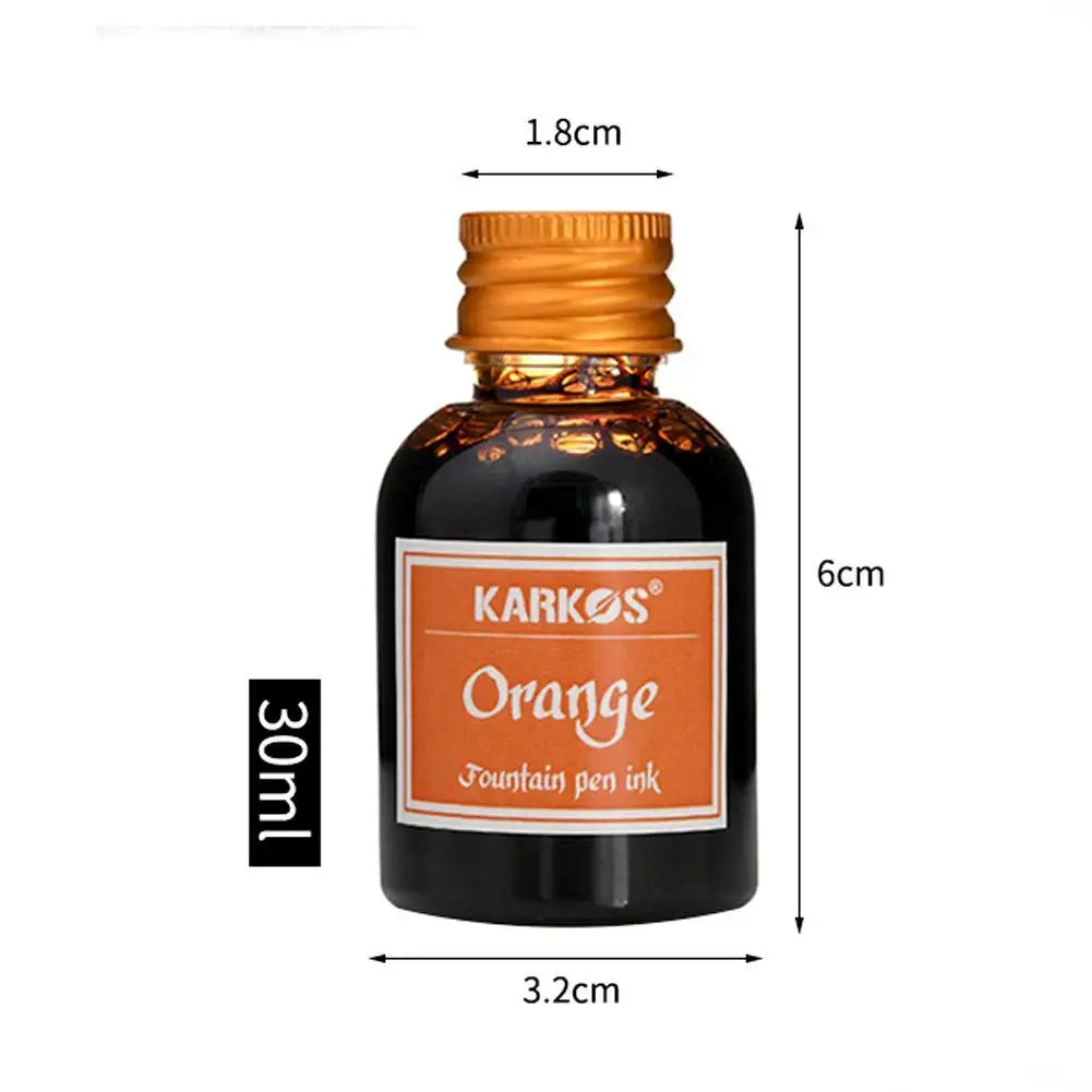20/30ml Fountain Pen Ink – High-Quality Pure Color Ink for Calligraphy, Writing, and School Stationery