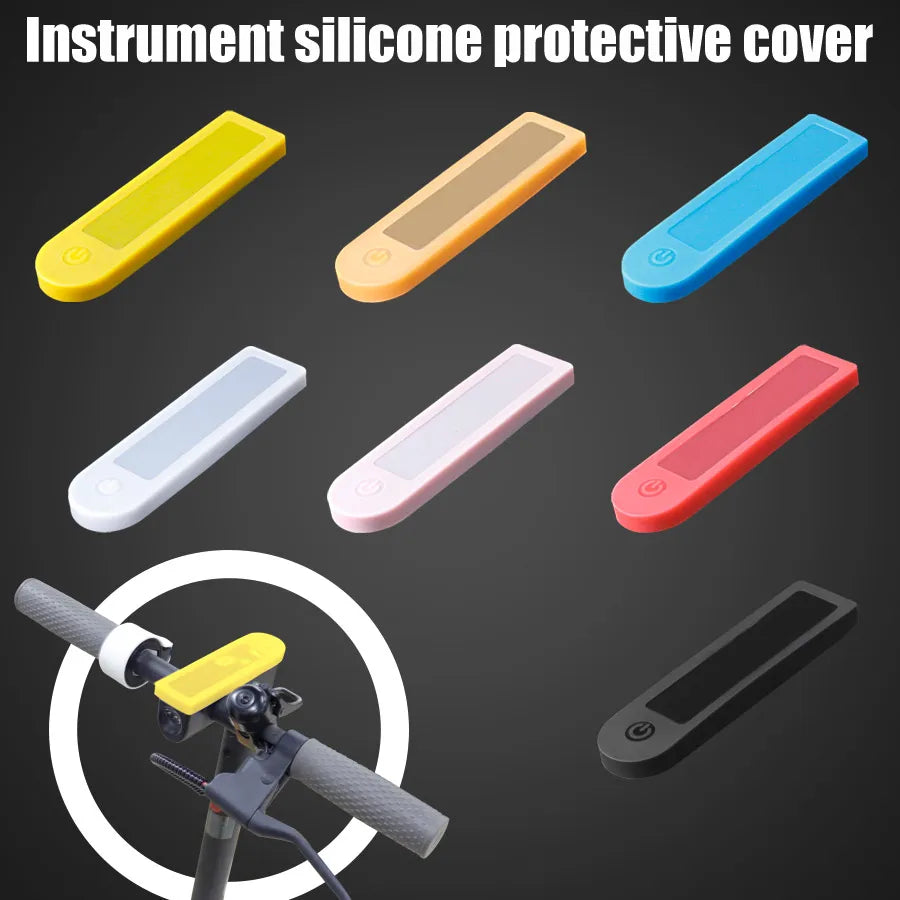 Waterproof Silicone Protective Cover for Xiaomi M365, 1S, Pro, Pro2, MI 3 Electric Scooter Dashboard - Durable Display Screen Case