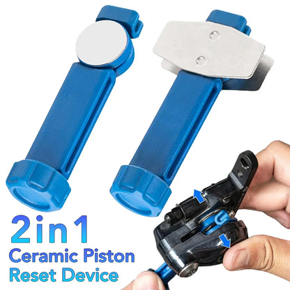 Durable Steel Bicycle Brake Pad Spreader – 360° Rotatable Hydraulic Disc Brake Caliper Piston Reset Tool