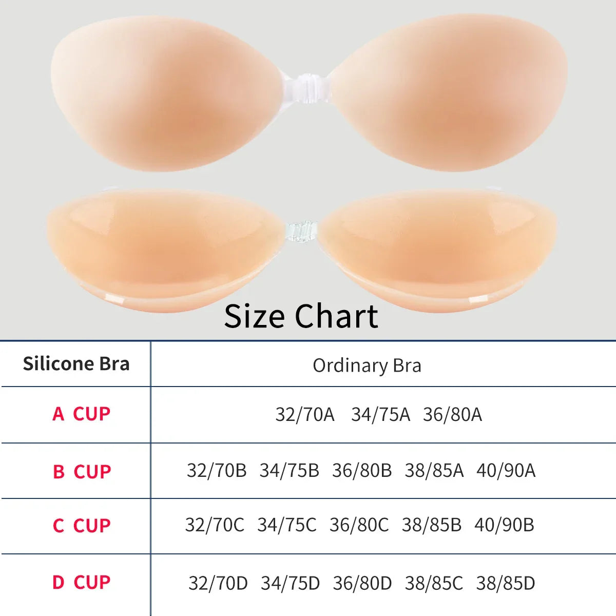 Reusable Silicone Front Button Chest Patches — Invisible Strapless Self-Adhesive Breast Lift for Women’s Underwear