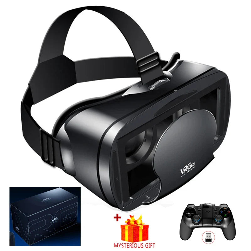 VRG Pro VR Glasses – Virtual Reality 3D Headset Goggles for Smartphone Mobile Gaming