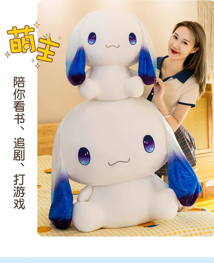 Sanrio Cinnamoroll Plush Doll – Kawaii Stuffed Toy with Pillow, Perfect Gift for Girls