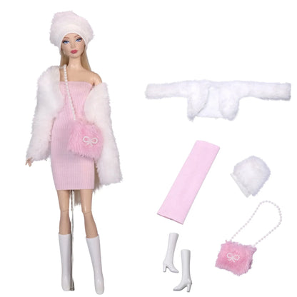 Doll Clothes for 30CM Barbie – Short Skirt, Outer Garment, Pants & Shoes Accessories