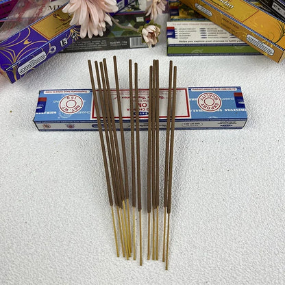 5 Box NAG Champa Satya Incense Collection – Handmade Sticks with Refreshing Medicinal Aromas for Home Fragrances