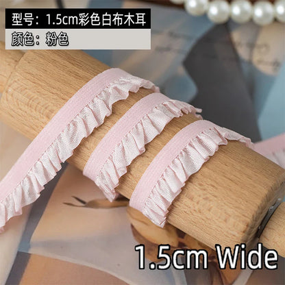 5m Elastic Lace Trim Ribbon for Dress Decoration, DIY Sewing & Crafts