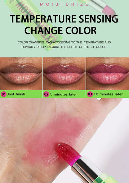 Jelly Color-Changing Moisturizing Lip Balm – Waterproof, Long-Lasting, Non-Fading Temperature Sensitive Lipstick