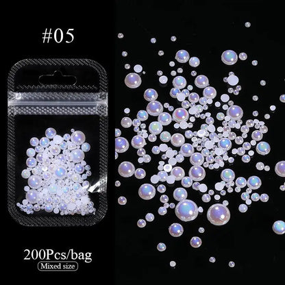BORN PRETTY 10g Gel Nail Glue for Rhinestones - Super Adhesive, No Wipe Nail Gem Glue for 3D Crystals, Beads, Diamonds & Stickers