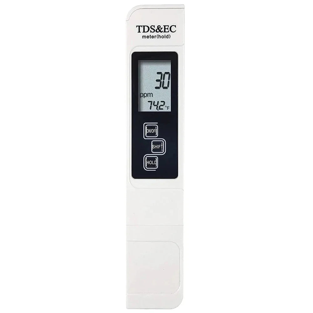 PH & TDS Meter Digital Water Quality Tester - 0-14 PH, 0-9990PPM, LCD Water Purity Analyzer for Aquarium & Filter