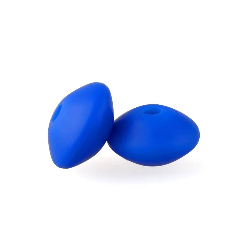 12mm Silicone Lentil Abacus Beads 50/100PCS – DIY Loose Focal Beads for Jewelry, Bracelets, Necklaces & Keychains
