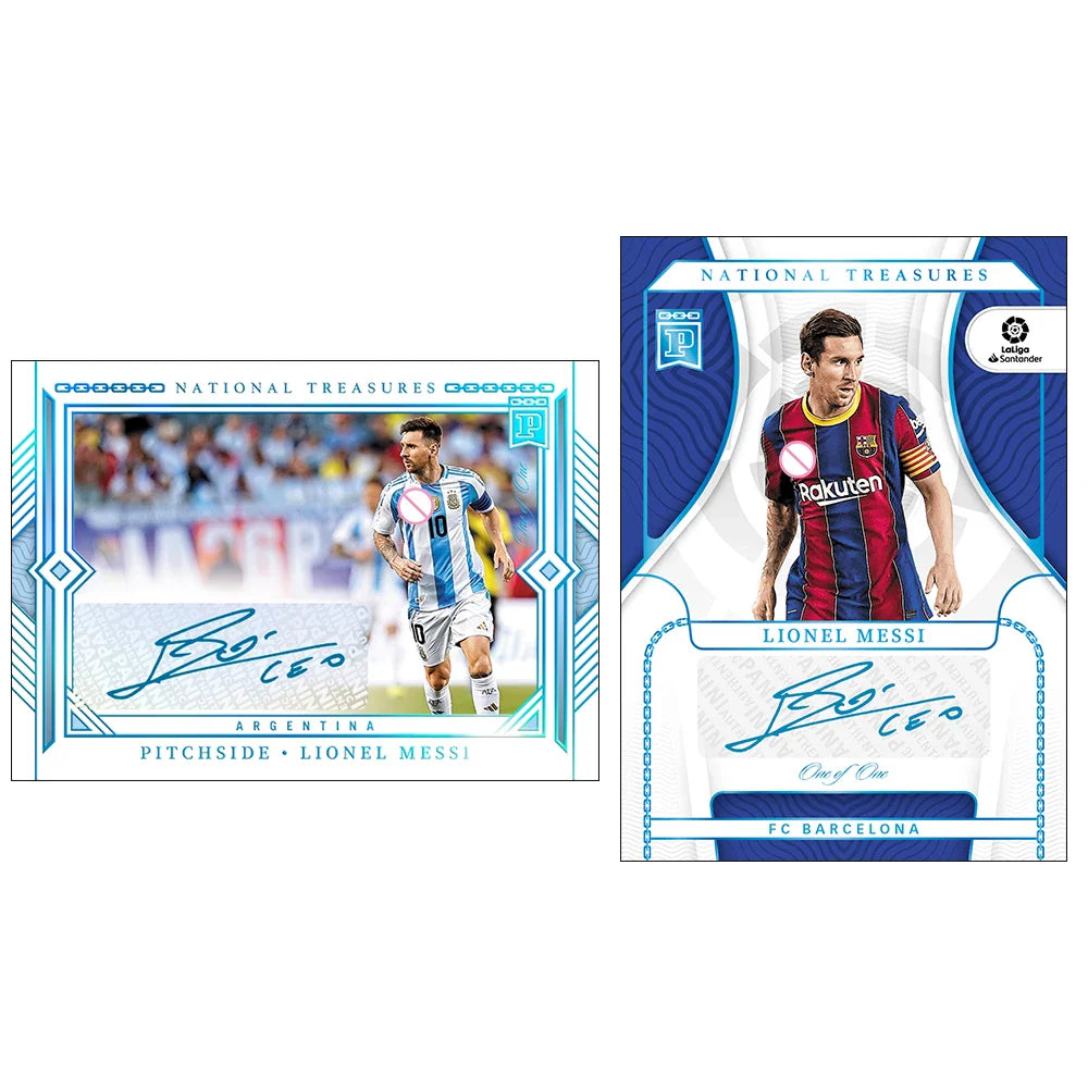 Panini DIY Star Football Card – Messi & Ronaldo Collectible, Homemade Gift for Christmas & Birthday