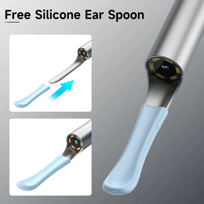 WiFi Visual Ear Sticks – HD 1080P 4.2MM Mini Otoscope Camera, Wireless Ear Picker & Cleaner, Endoscope for Ear Wax Removal & Health Care