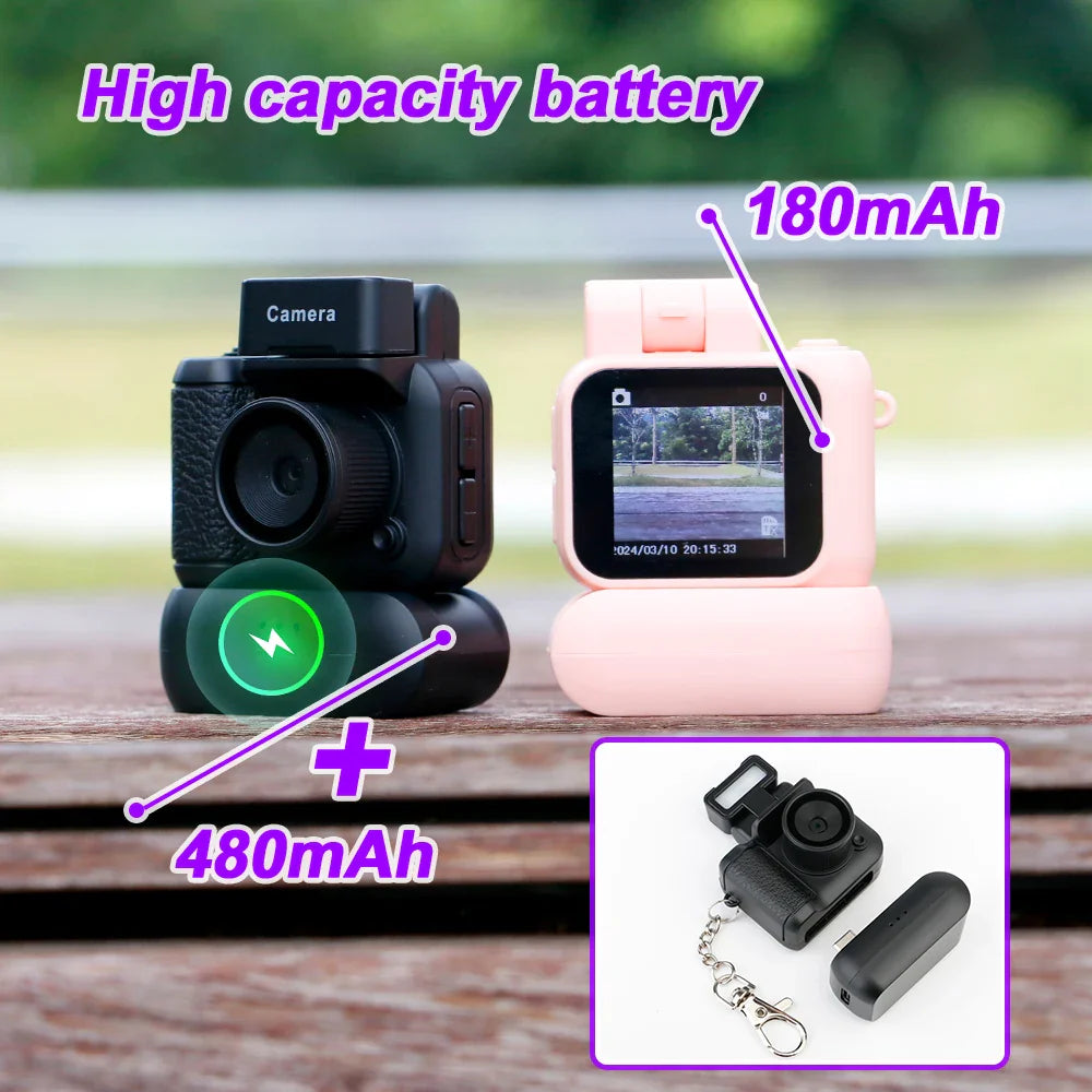 2025 New Mini DV Camera Y4000 HD 1080P – Portable Pocket Audio Video Recorder with Screen for Kids & Students