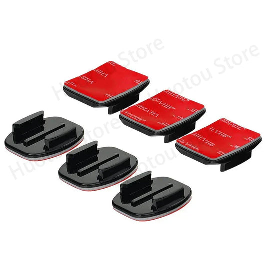 GoPro Helmet Adhesive Mount Kit – Flat & Curved 3M Sticky Mounts for GoPro Hero 5–12, Insta360 X3 & DJI Action Cameras