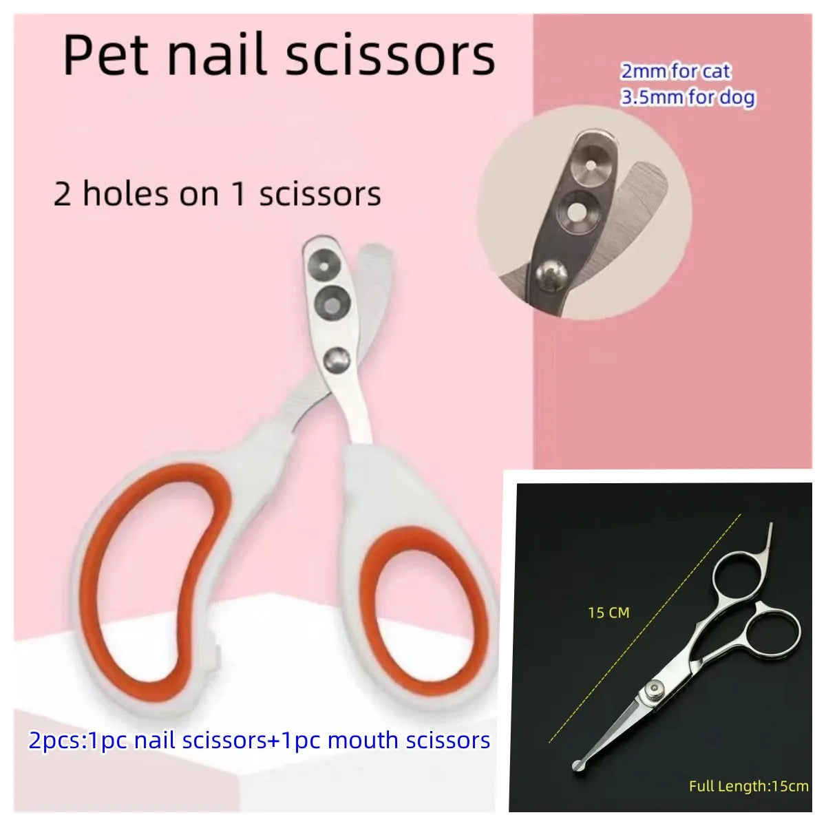 Pet Grooming Scissors Set – Professional Dog Hair Trimming Tools, Bent Scissors & Clippers for Teddy Haircuts