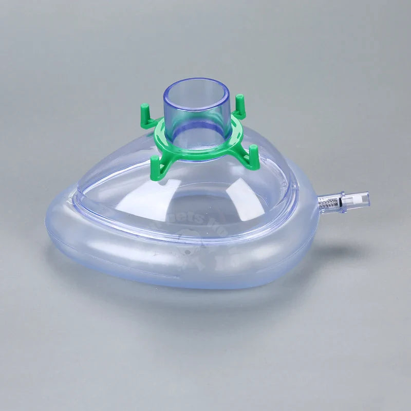 PVC Sterilized Disposable Anesthesia Masks — Resuscitation Face Masks for Adults, Children & Animals (6 Sizes)