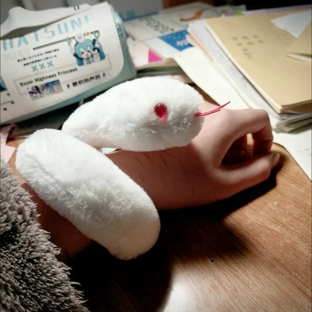 2025 Year of the Snake Plush Toy – Creative Mascot Doll with Textured Design Birthday Gift