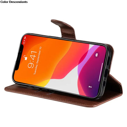 Samsung Galaxy S26–S22–S21–S20 FE–A57–A52–A37–A32–A22–A13–A12 Case - Single Color Flip Protective Phone Cover