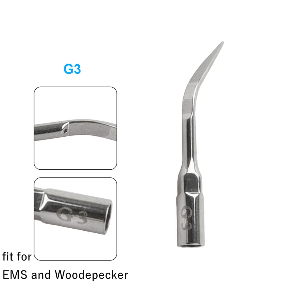 AZDENT Dental Ultrasonic Scaler Tips – Scaling, Periodontics, Endo, Perio Tips for EMS, Woodpecker, DTE, NSK, SATELEC Scalers