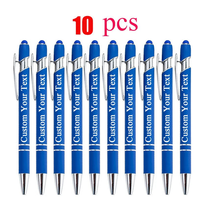 Customized Ballpoint Pen with Stylus - Personalized Metal Name & Logo Pen for Business, Graduation & Gifts