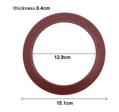 High Temperature Silicone Casting Gaskets – Jewelry DIY Casting Machine Seals (3–7 Inch Durable Rubber Rings)