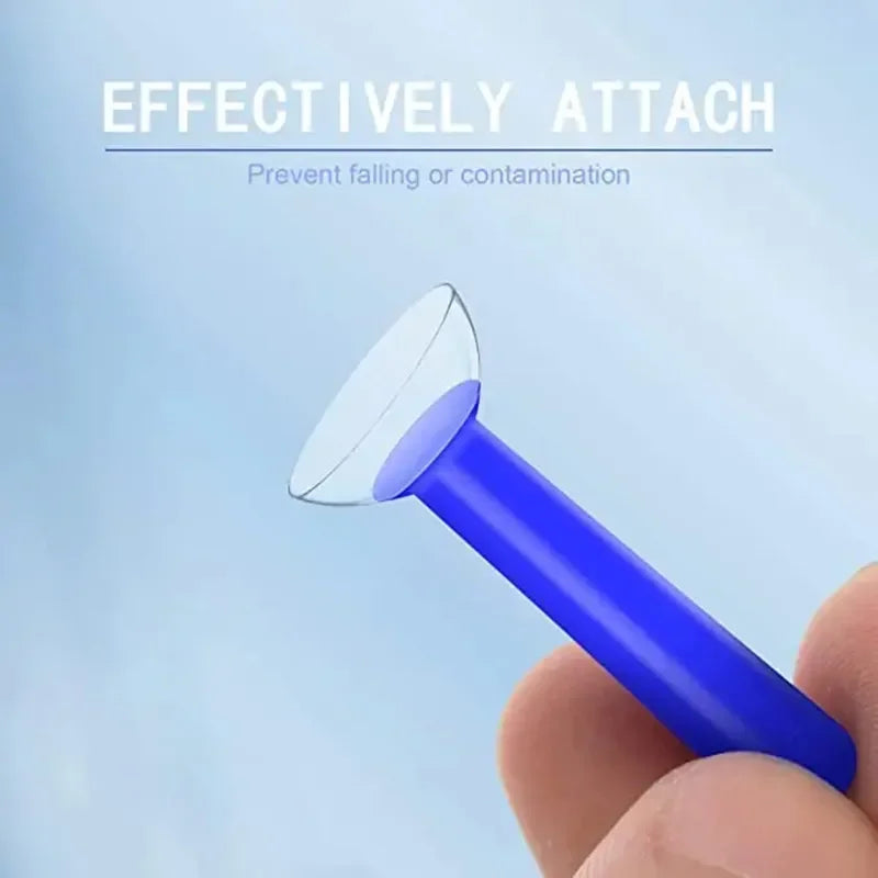 Silicone Contact Lens Suction Cup Inserter & Remover Tool – Handy Small Lens Applicator Stick