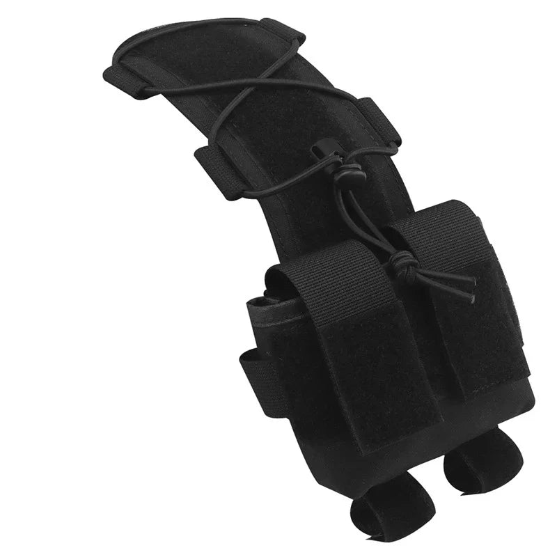Tactical Helmet Battery Pouch Counterweight Storage Bag with Hook Loop for Fast Helmet