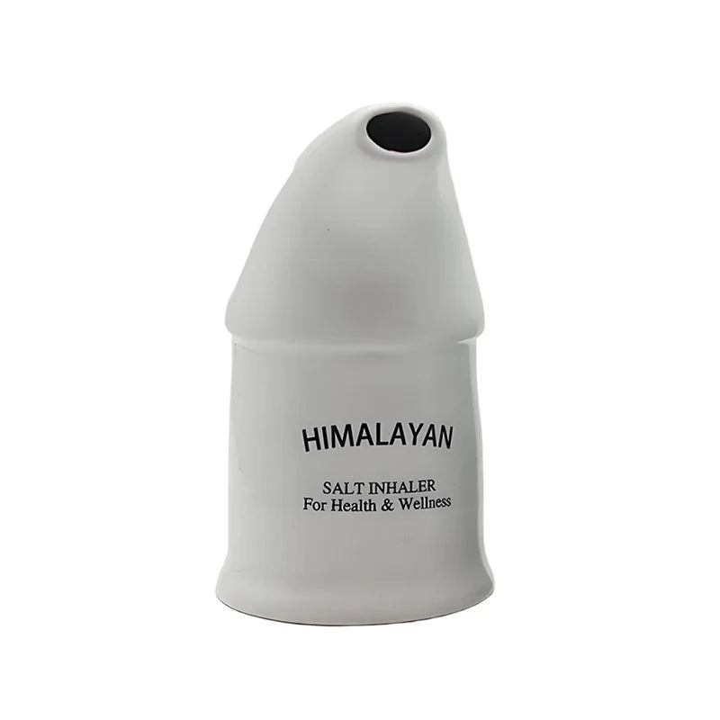 Ceramic Himalayan Salt Inhaler Humidifier | Portable Respiratory Cleaner & Stress Reliever