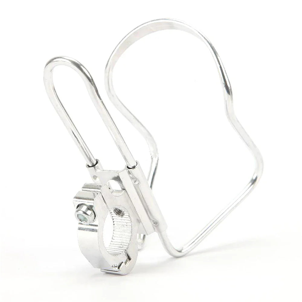 Bike Water Bottle Holder – Aluminum Alloy Handlebar Mount, Cycling Bottle Cage for Mountain Bikes, 1x Bracket
