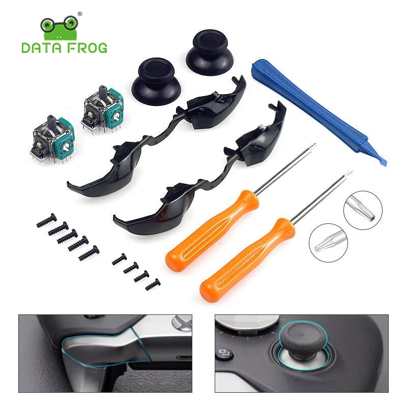 DATA FROG LB/RB Bumper Trigger Button – Xbox One Elite Controller Replacement Parts Accessories 2023