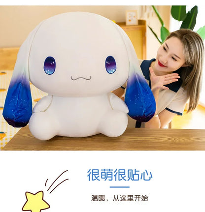 Sanrio Cinnamoroll Plush Doll – Kawaii Stuffed Toy with Pillow, Perfect Gift for Girls