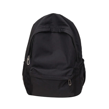 Women’s Waterproof School Backpack | Large Capacity Solid Color Daypack for Teens & Students