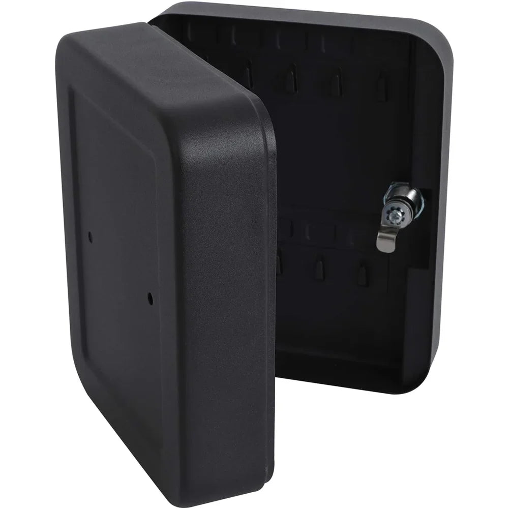 Combination Key Cabinet – Wall-Mounted 20 Key Organizer with Key/Code Lock for Secure Key Storage