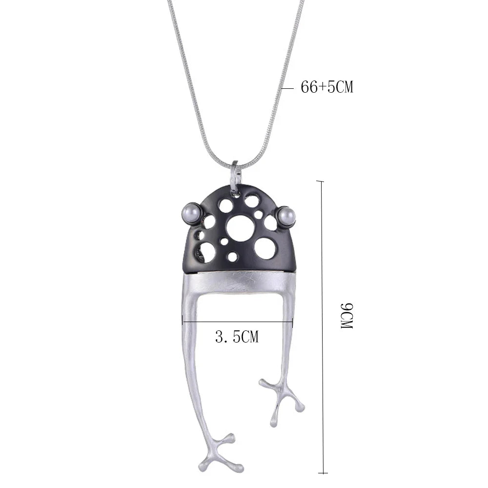 Vintage Long Chain Necklace – Irregular Gothic Pendant Jewelry for Women, 2023 Trendy Fashion Accessories