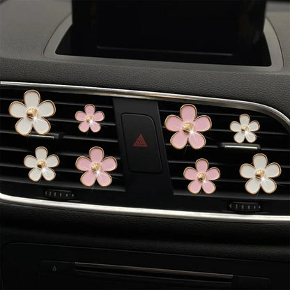 Car Air Vent Perfume Clip – Aromatherapy Freshener with Cute Flower Design
