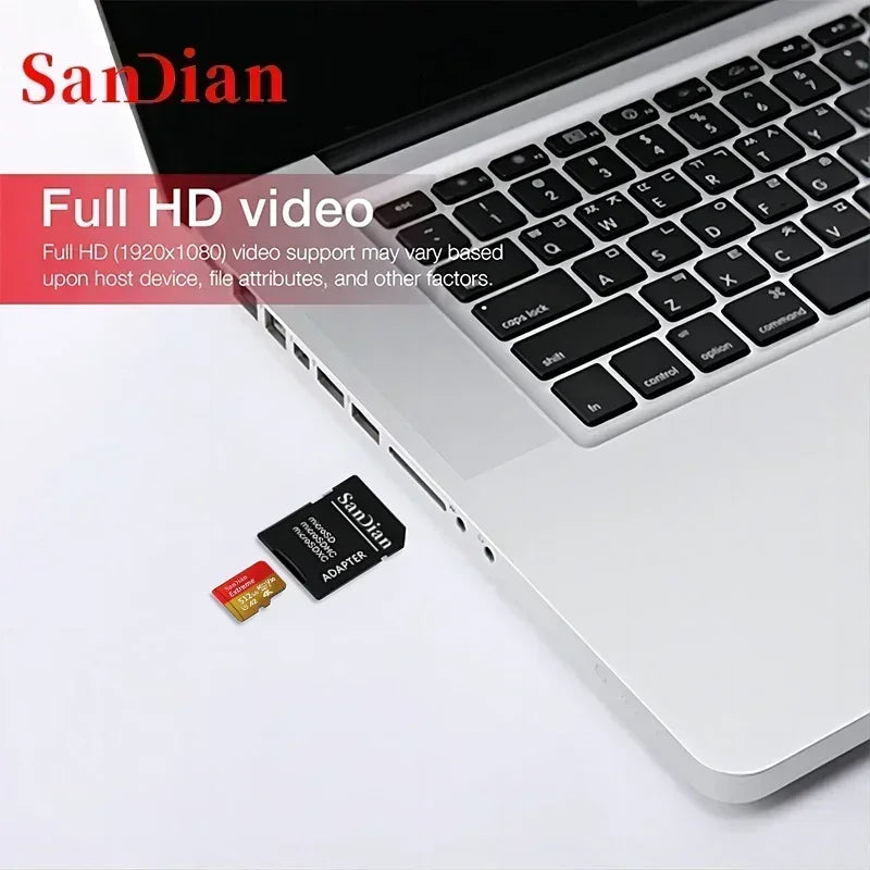 Brand-New SD & Micro SD Cards – 128GB/512GB/1TB High-Speed Class 10 Flash Memory for Phones, PC & Cameras