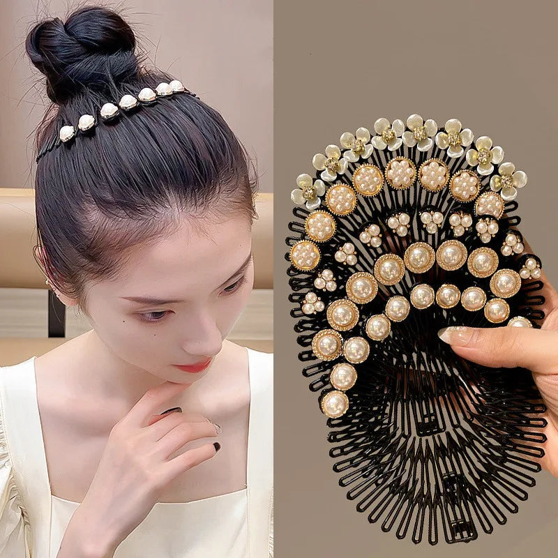 Children's Y2K Star Colorful Hair Accessories Set - Hair Comb, Headband, Clips - Cute Bunny Headdress for Princess Girls