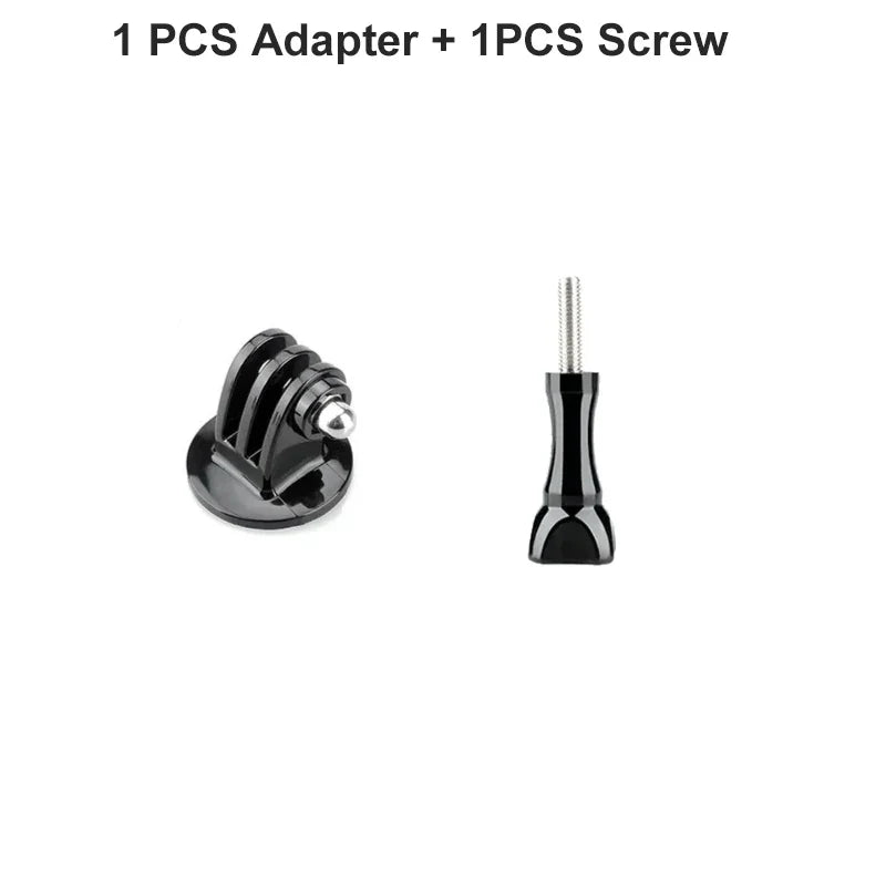Triple Suction Cup Mount with 1/4'' Thread Adapter for GoPro Hero 13/12/11/10/9/8, DJI Osmo Action 5/4/3, Insta360, SJCAM