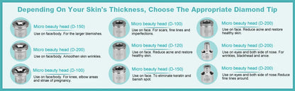 Professional Diamond Microdermabrasion Machine — Facial Exfoliation with Water Spray & 65-68cmHg Suction